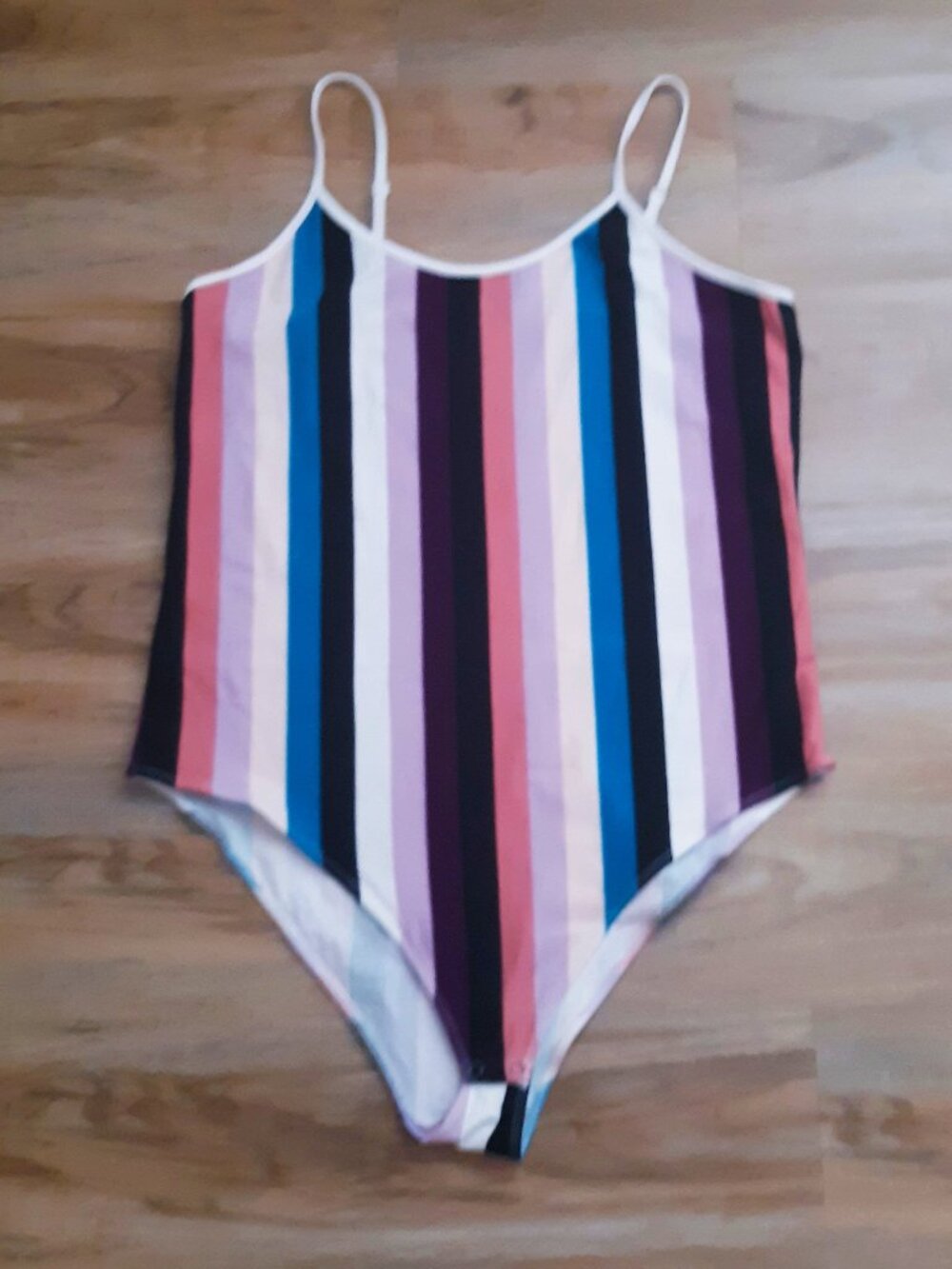 Torrid Multicolor Striped Bodysuit